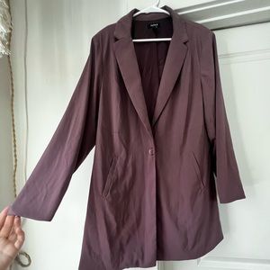 Torrid - long purple blazer - torrid size 2